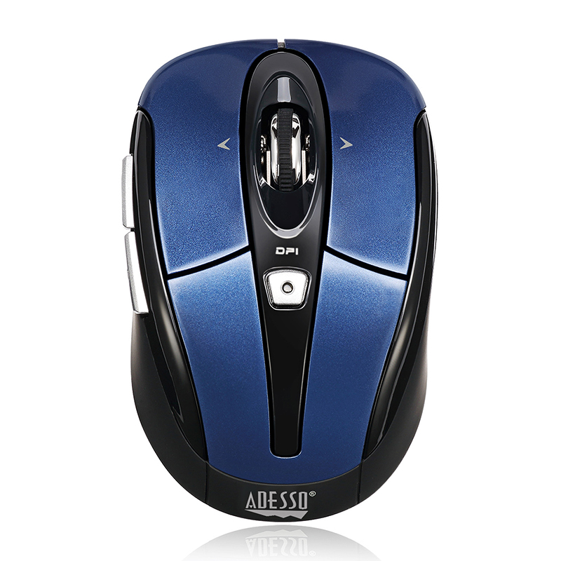 You Recently Viewed Adesso IMOUSE S60L Mouse - USB - Optical - 6 Button(s) - Blue - Right-handed  Image
